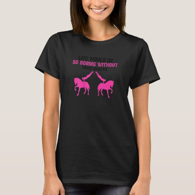 Camiseta Cavalos de salto e cavaleiros desi (Frente)