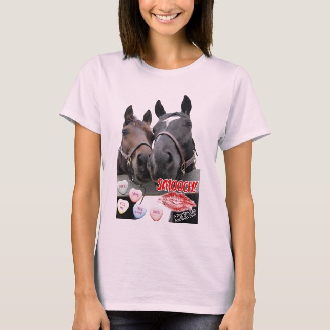 Camiseta Cavalos dias de os namorados (Frente)