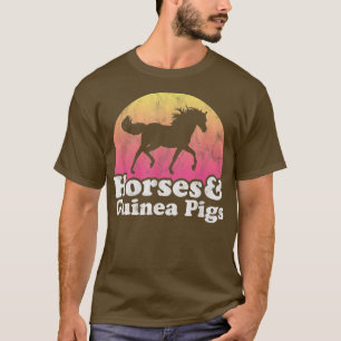 Camiseta Cavalos e Guiné Porcos Mulheres ou Raparigas Caval