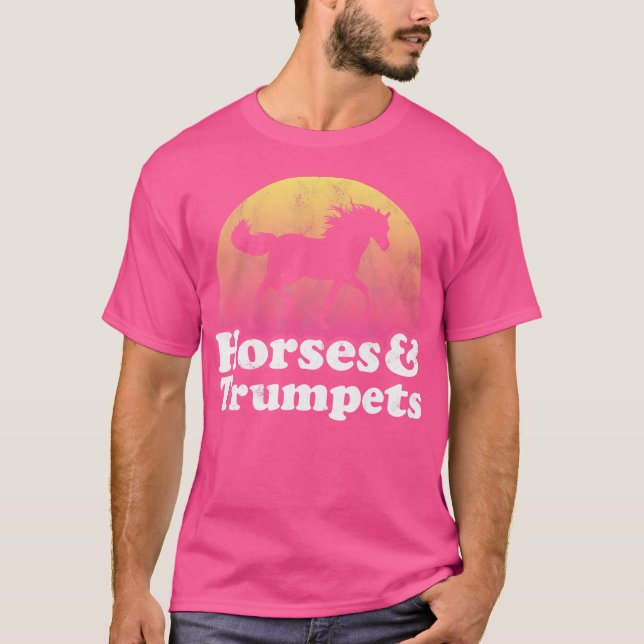 Camiseta Cavalos E Trompetes Ou Meninas Trompetes (Frente)