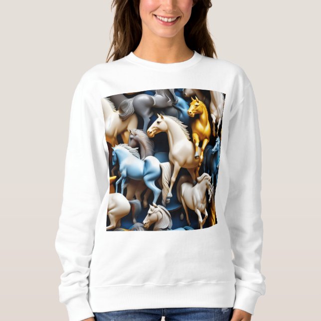 Camiseta Cavalos Emaranhados (Frente)