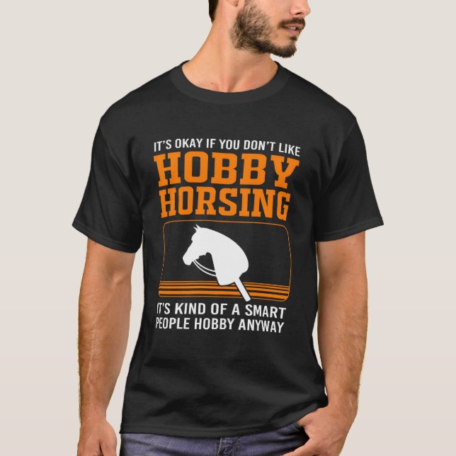 Camiseta Cavalos Engraçados Cavalos Inteligentes Pessoas Ho (Frente)
