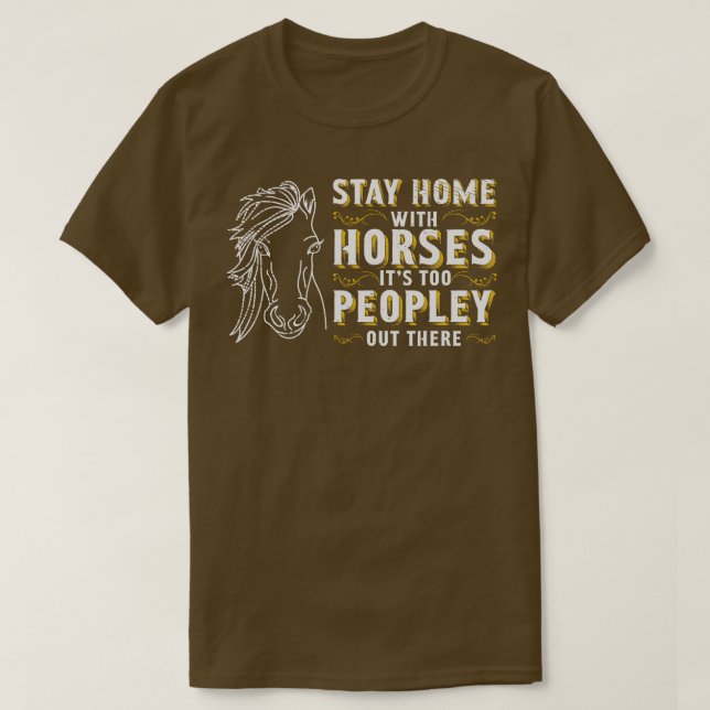 Camiseta Cavalos Equestres Andando Cavalos Equestres Lover  (Frente do Design)