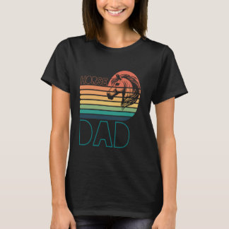 Camiseta Cavalos Equestres Eu Amo Homem Mulher Cavalo PAI