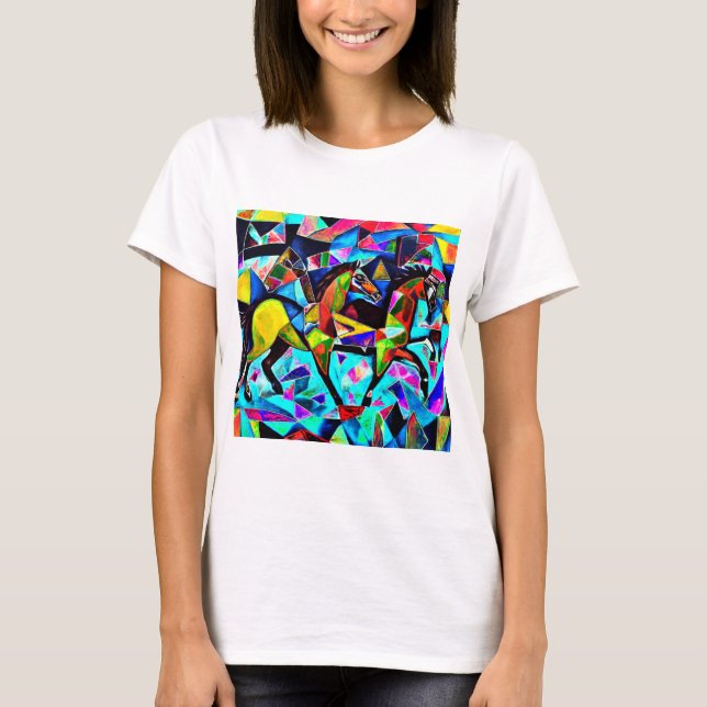 Camiseta Cavalos Galopantes (Frente)