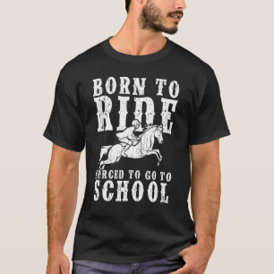 Camiseta Cavalos Legal Cavalos Andando Homens Mulheres Eque