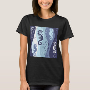 Camiseta Cavalos-marinhos Pequeninos Fofos