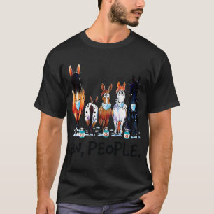 Camiseta Cavalos Novas Pessoas Amantes de os animais Engra