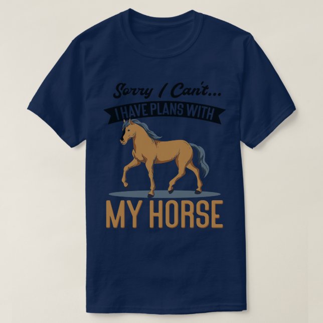 Camiseta Cavalos Ride Sayings (Frente do Design)