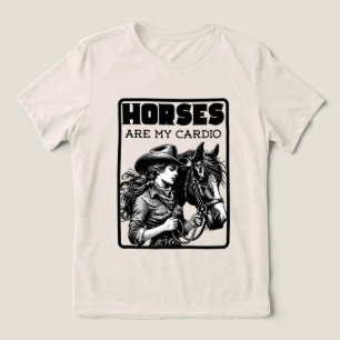 Camiseta Cavalos São Meu Cardio