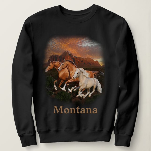 Camiseta Cavalos Selvagens (Frente do Design)