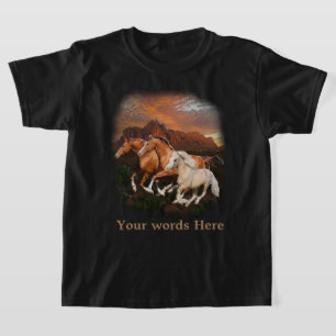 Camiseta Cavalos Selvagens