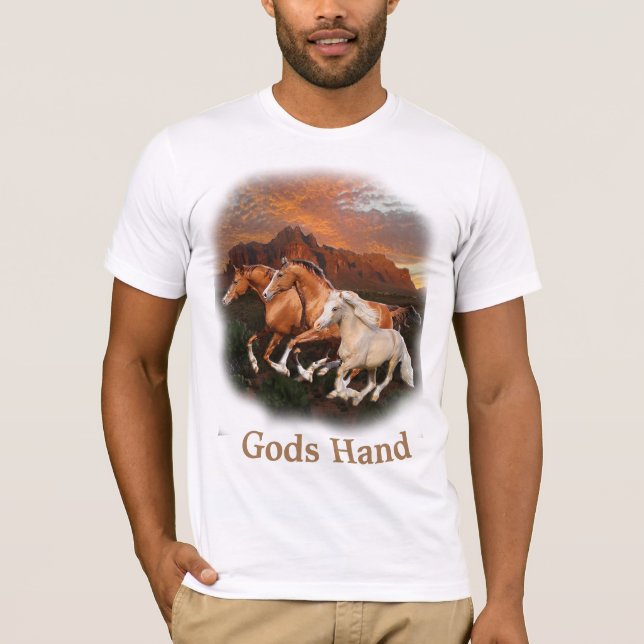 Camiseta cavalos selvagens do Arizona (Frente)