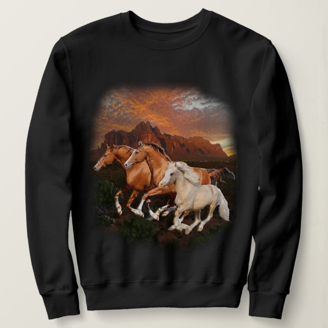 Camiseta cavalos selvagens do Arizona (Frente do Design)