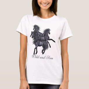 Camiseta Cavalos selvagens e livres