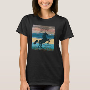 Camiseta Cavalos Selvagens MD da Ilha de Assateague Cavalos