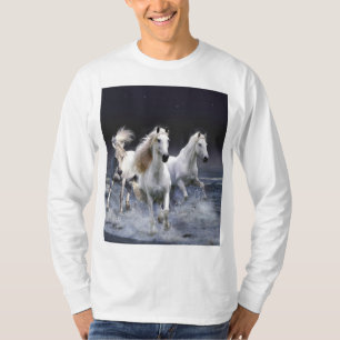 Camiseta Cavalos travesseiros decorativos