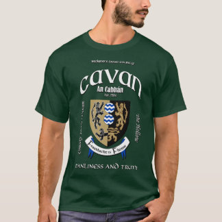 Camiseta Cavan Ireland Crest Casaco de Arms