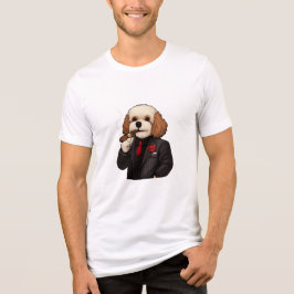Camiseta Cavapoo Don – Bella Canvas Tri-Blend Mafia Dog Art