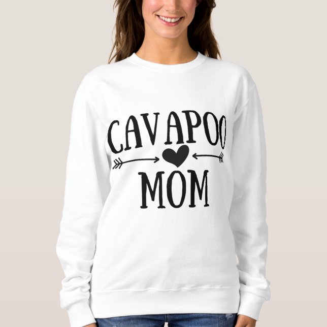 Camiseta Cavapoo Mãe Funny Cavapoos Presente para Mulheres  (Frente)