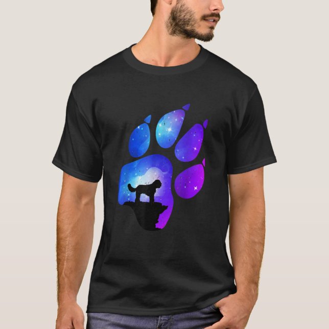 Camiseta Cavapoo Paw Dog Pai (Frente)