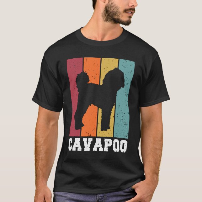 Camiseta Cavapoo Vintage  2 (Frente)