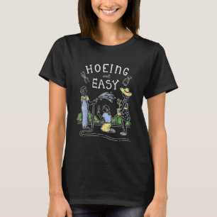 Camiseta Cavar não é fácil Jardineiro Planta Jardim Flores