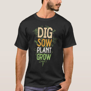 Camiseta Cavar Semeie Planta Crescer Jardineiro Autosuficiê
