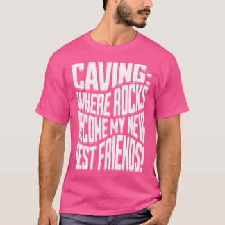 Camiseta Cave de Exploração de Cavernas de Espelhamento Cav