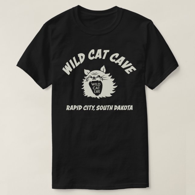 CAMISETA CAVE DE GATO SELVAGEM (Frente do Design)