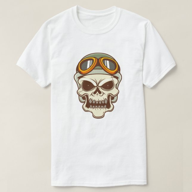 Camiseta Caveira (Frente do Design)