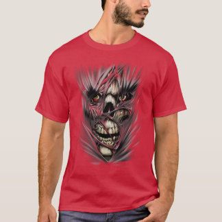 Camiseta Caveira 3D