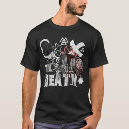 Camiseta Caveira Até a Morte Festa de Solteiro Rock Gótico