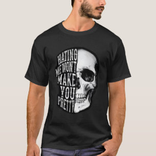 Camiseta Caveira-Bonita-Desastre-Ing-Me-Não-Faça-Você-Pré