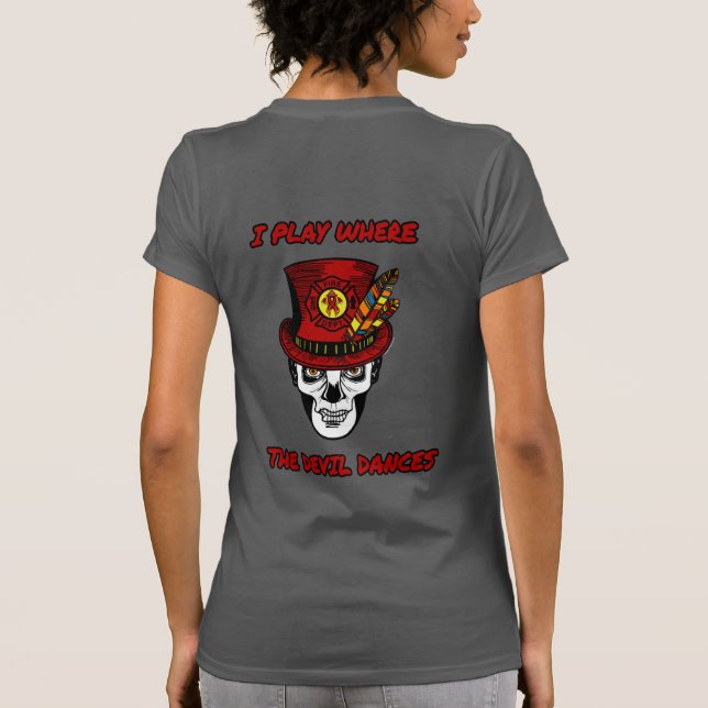 Camiseta Caveira/Chapéu...Bombeiro (Verso)