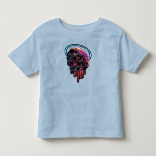 Camiseta Caveira Colorida Bebê Menino Menina Halloween 2023