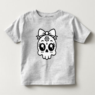 Camiseta Caveira com Laço 