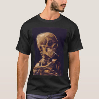 Camiseta 'Caveira com um Cigarro Aceso' de Vincent Van Gogh