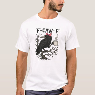 Camiseta Caveira Corvo Fofo