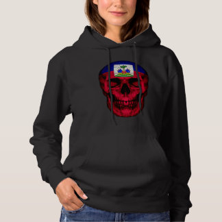 Camiseta Caveira da Bandeira do Haiti Raízes Haitianas Orgu