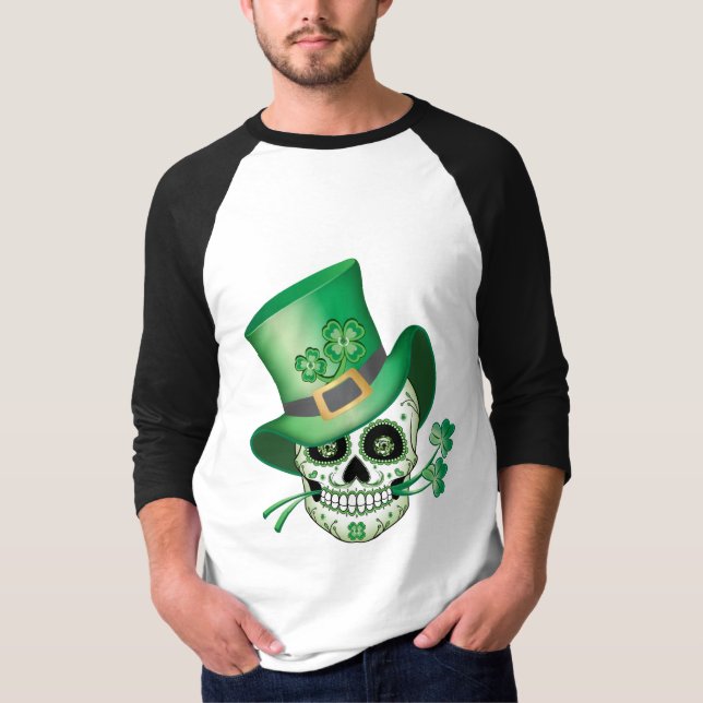 Camiseta Caveira de Açúcar Irlandesa (Frente)