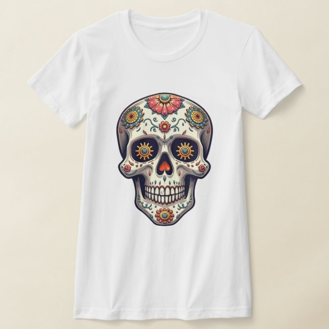 Camiseta Caveira de Açúcar Steampunk (Postura )