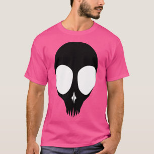 Camiseta Caveira de alienígena - Inverter - Sem Contorno