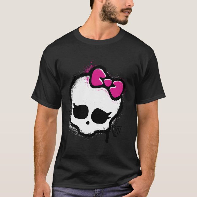 Camiseta Caveira de Alto Grafite Monster (Frente)