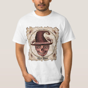 Camiseta Caveira de Bruxa Aranha
