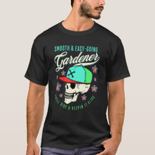 Camiseta Caveira de Ervilha de Jardineiro Rebelde Suave e F