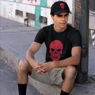 Camiseta Caveira de Escarlate: Horror Anatômico