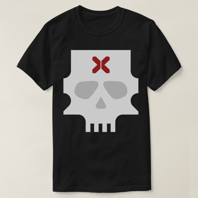 Camiseta Caveira de Marauders (Branco) 1 (Frente do Design)