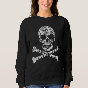 Camiseta Caveira de Pirata e Ossos Cruzados Marinheiro da T