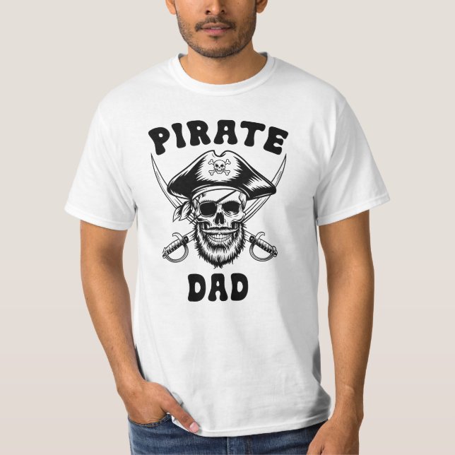 Camiseta Caveira do Pai Pirata (Frente)